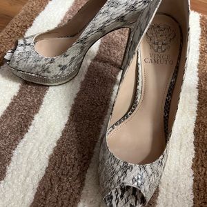 Vince Camuto Snake High Heels